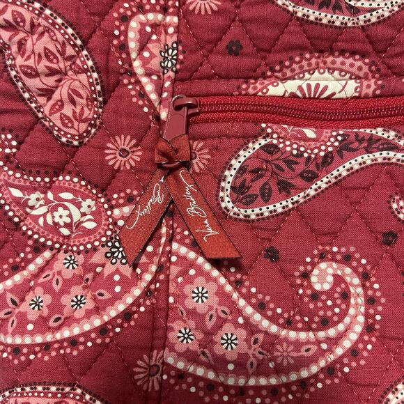 Vera Bradley Red Mesa Small Tote Retired Pattern - Picture 2 of 6